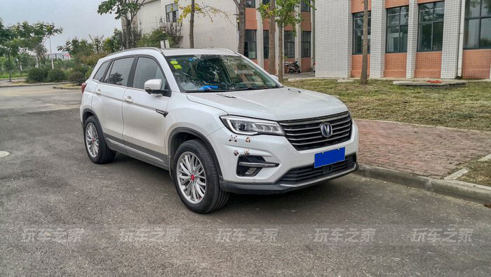 长安cs75改装电镀轮毂，长安cs75轮毂改装图片