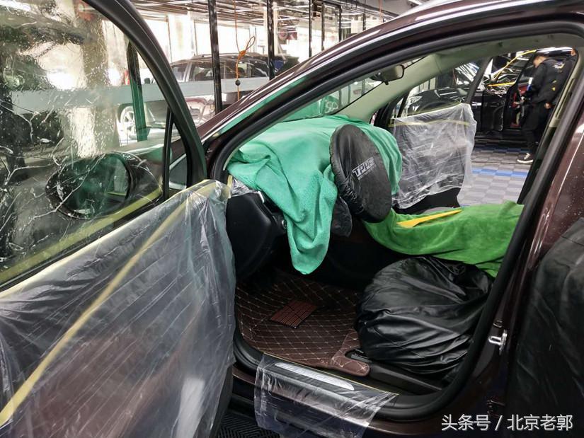 别克昂科威怎么贴膜好看、前侧玻璃怎么贴膜