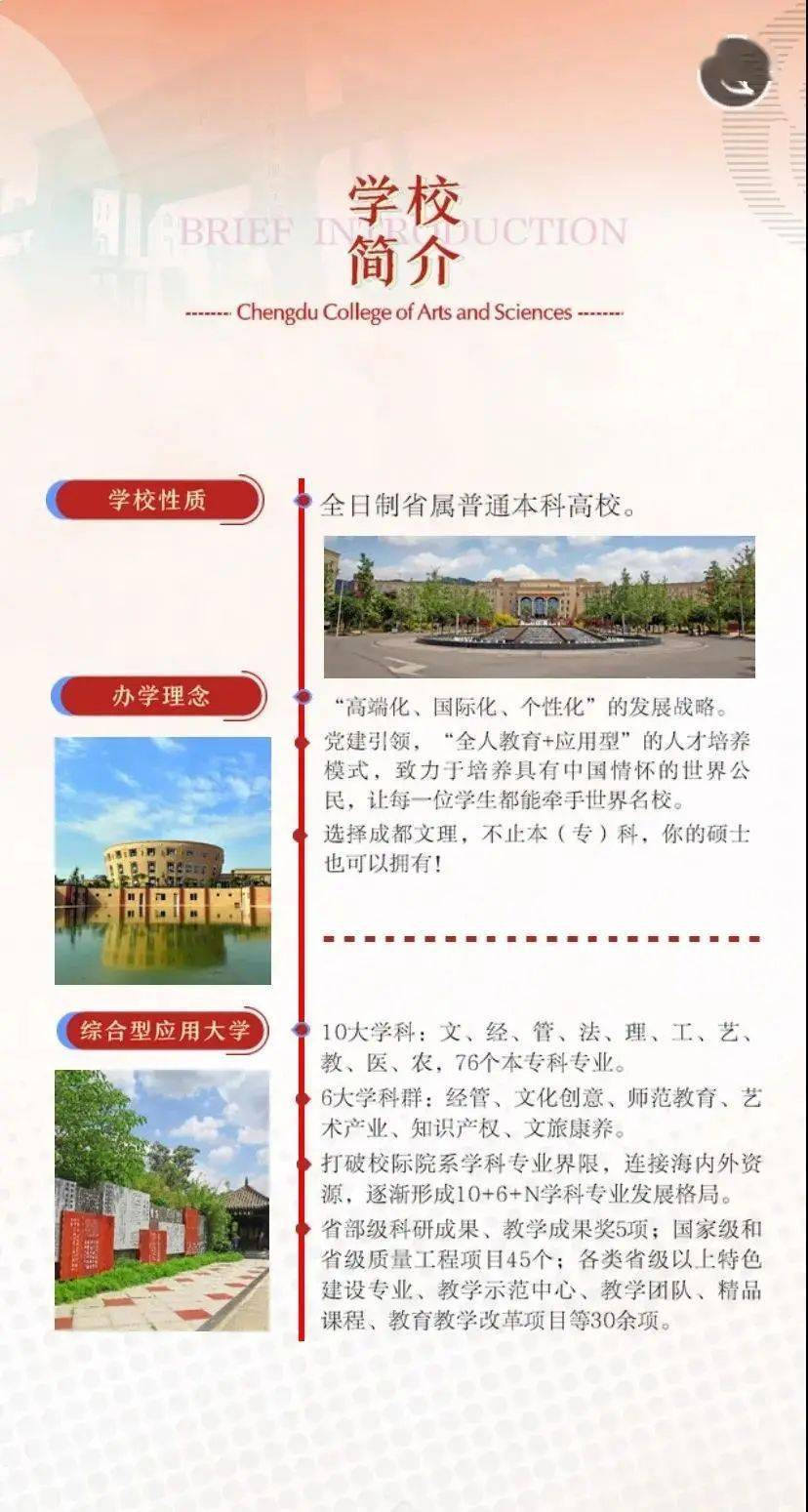 2025年成都文理学院招生章程