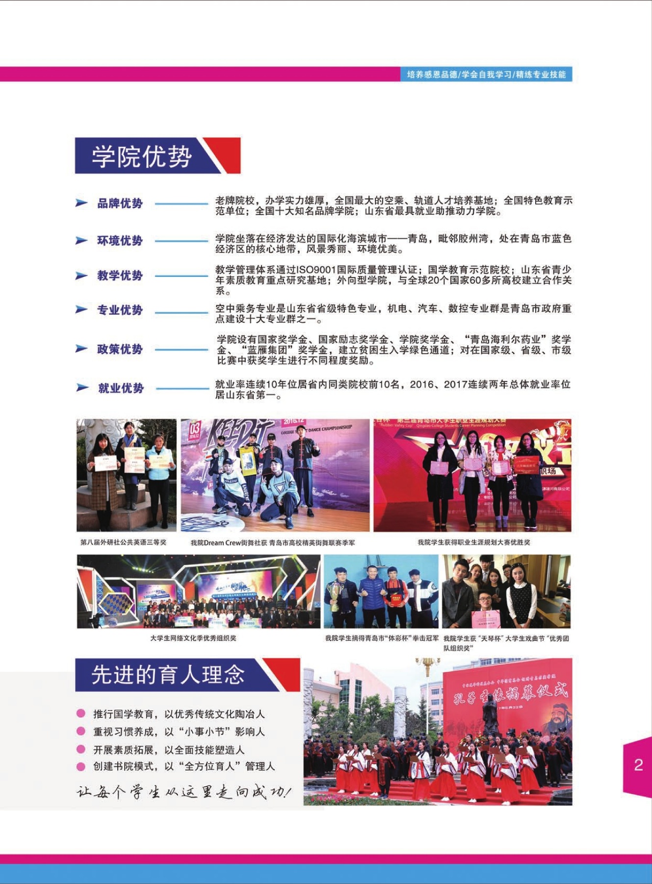 2025年青岛求实职业技术学院招生章程