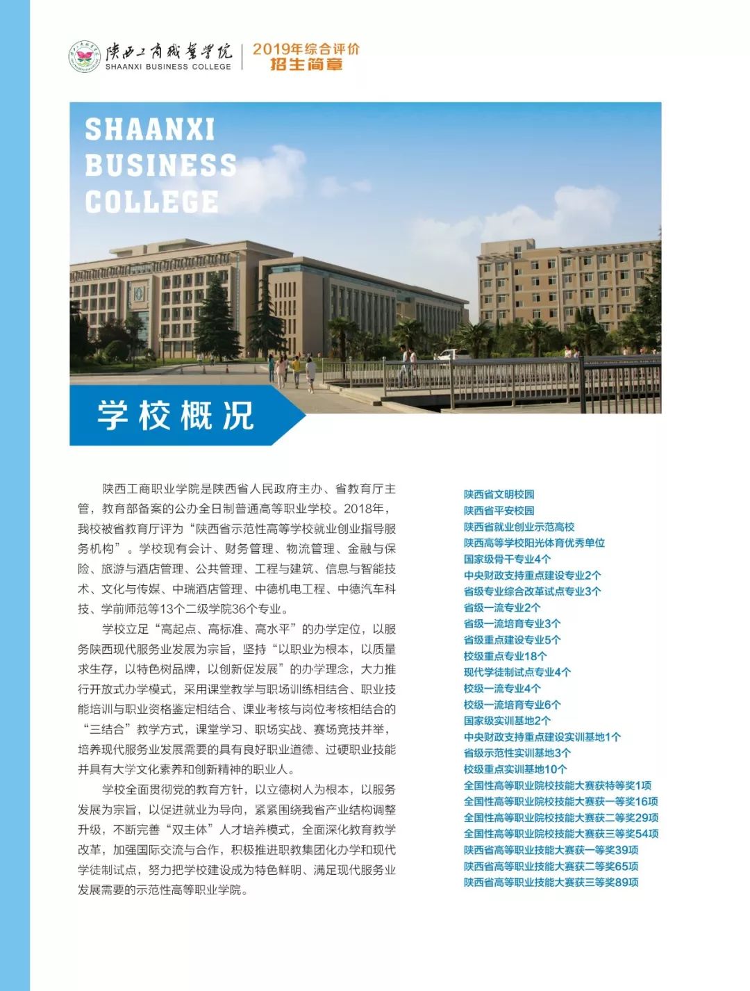 2025年陕西工商职业学院招生章程
