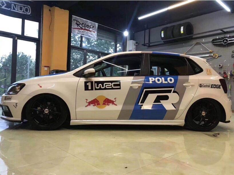 大众新polo轮毂改装图片，新polo改装17寸轮毂