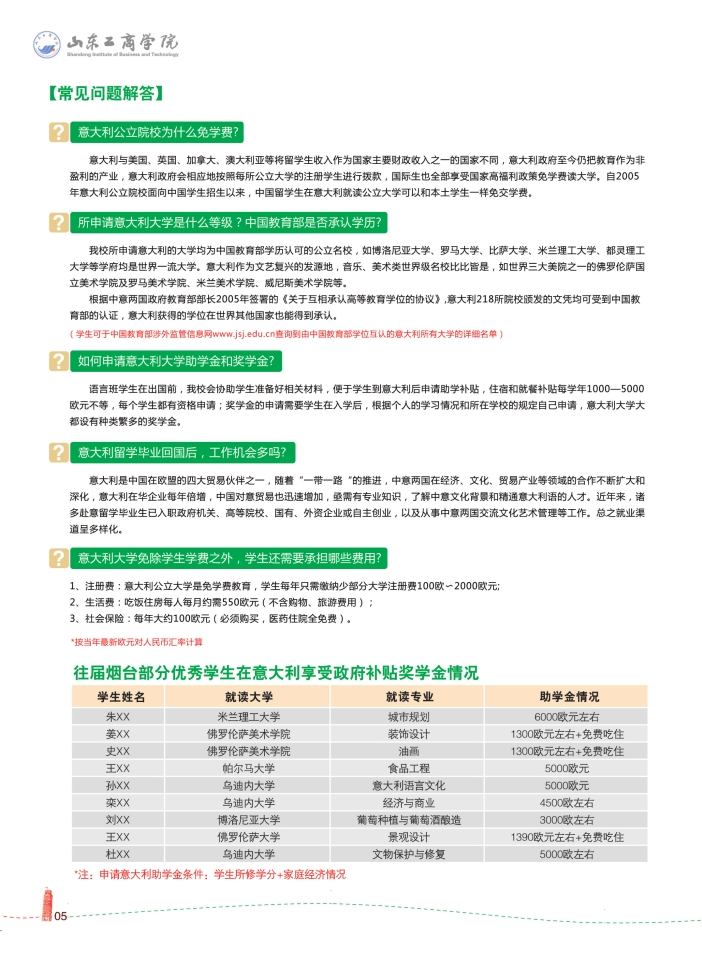 2025年山东工商学院招生章程