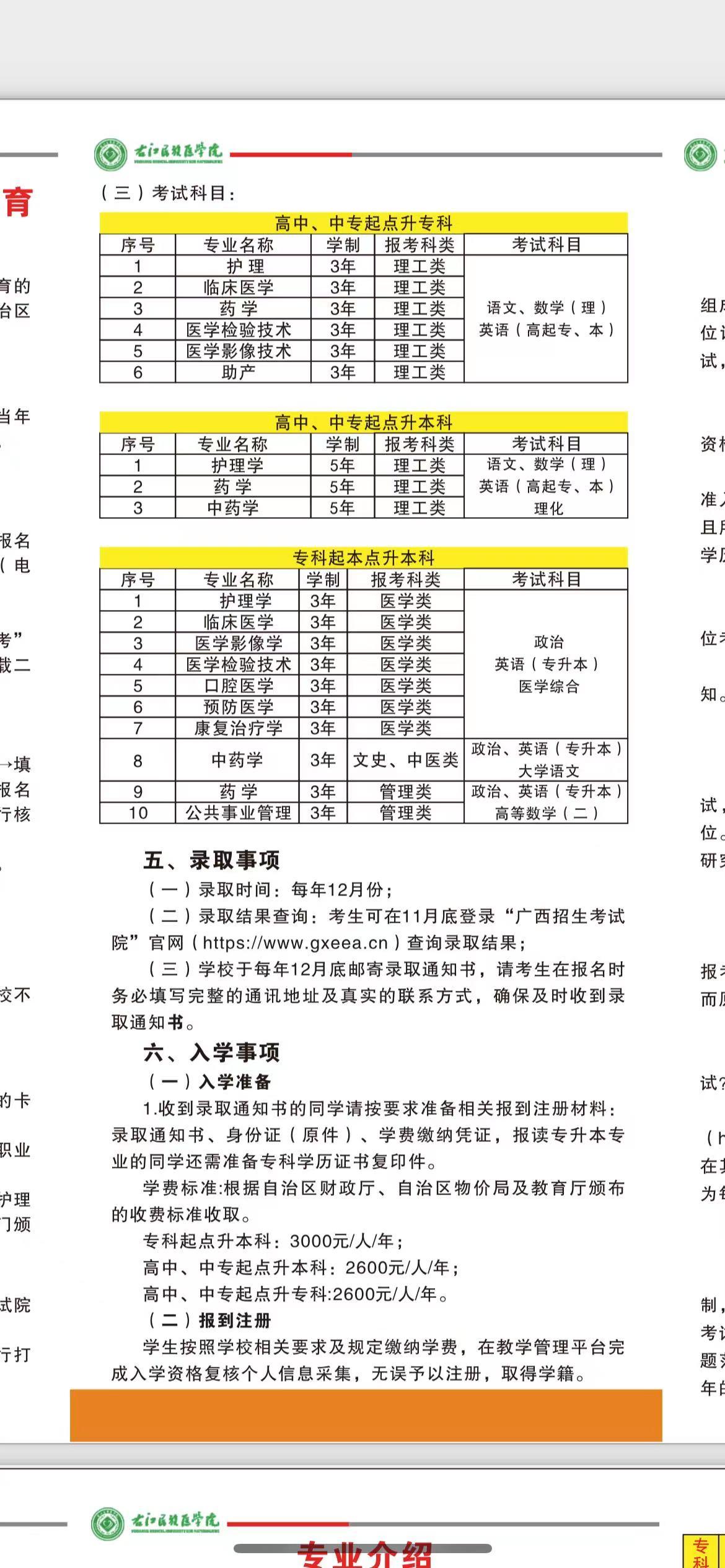 2025年右江民族医学院招生章程