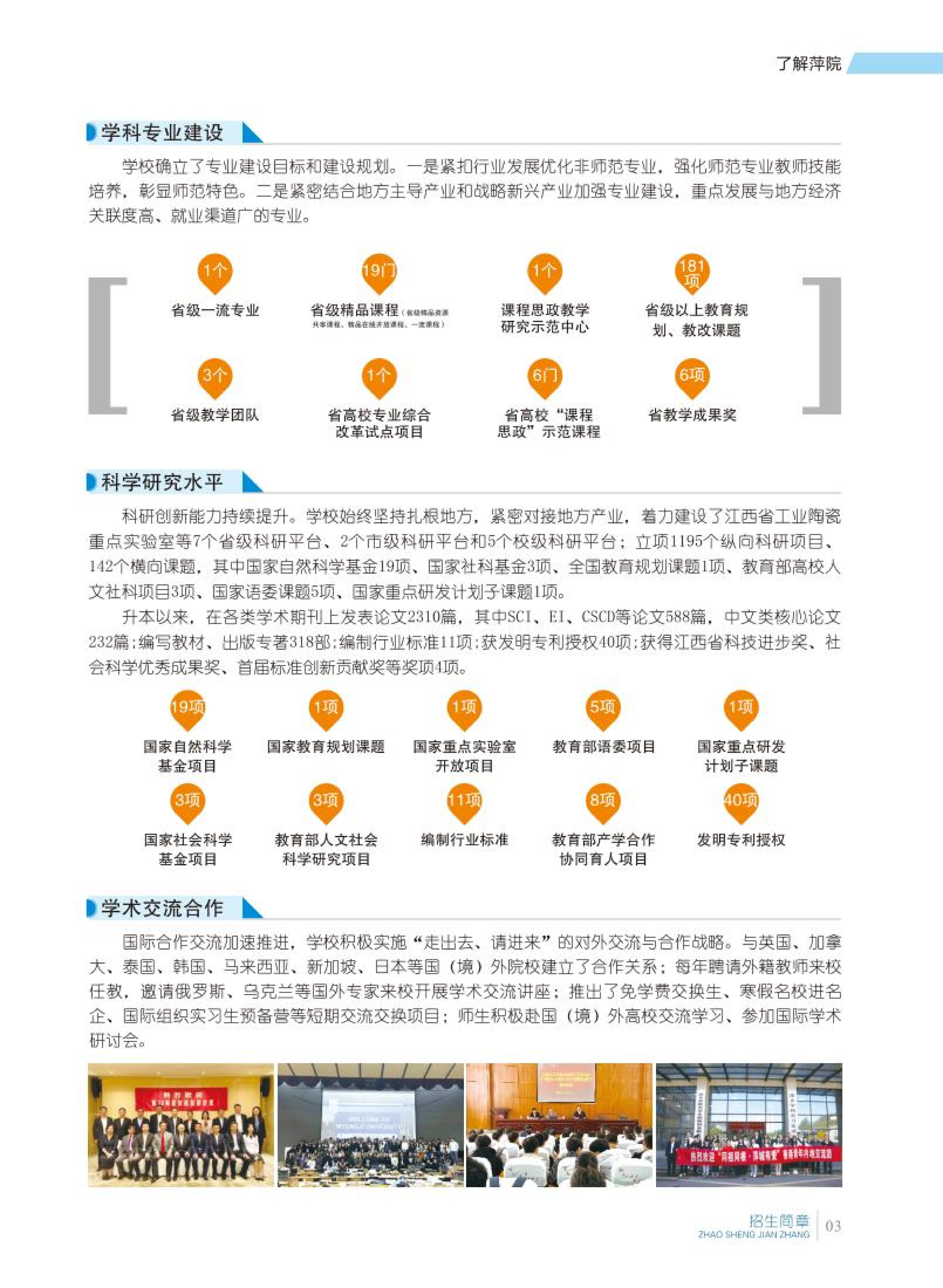 2025年萍乡学院招生章程