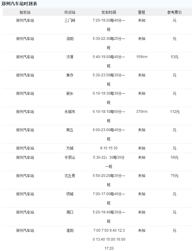 郑州十大汽车站2025年排行榜前十名榜单出炉