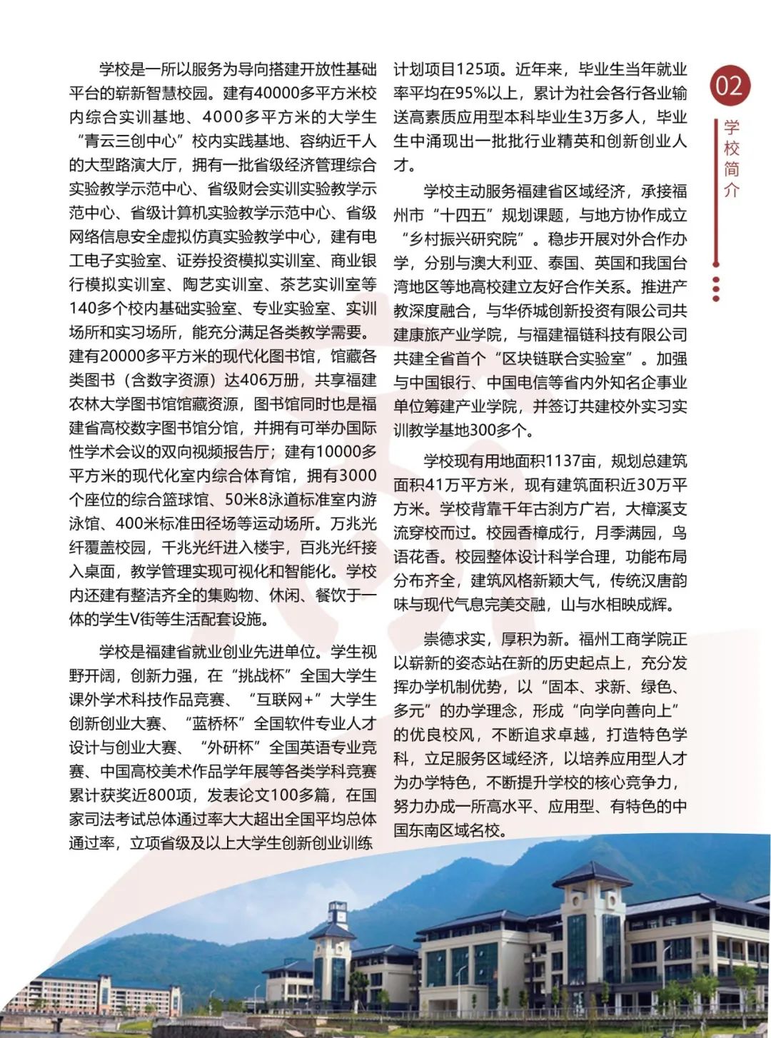 2025年福州工商学院招生章程