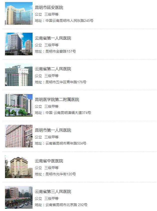 昆明十大医院2025年排行榜前十名榜单出炉 昆明十大医院2025年排行榜前十名榜单出炉