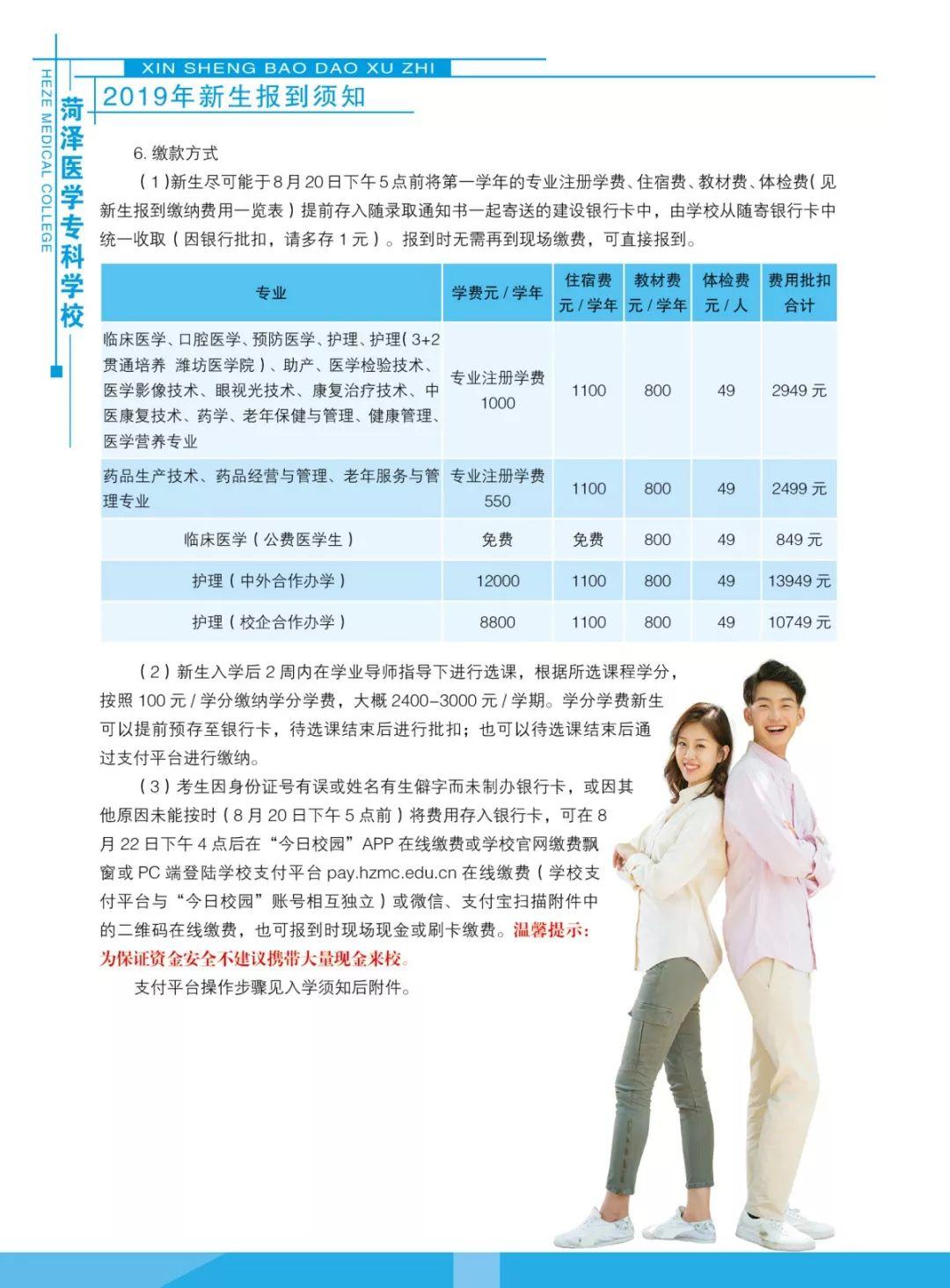 2025年菏泽医学专科学校招生章程