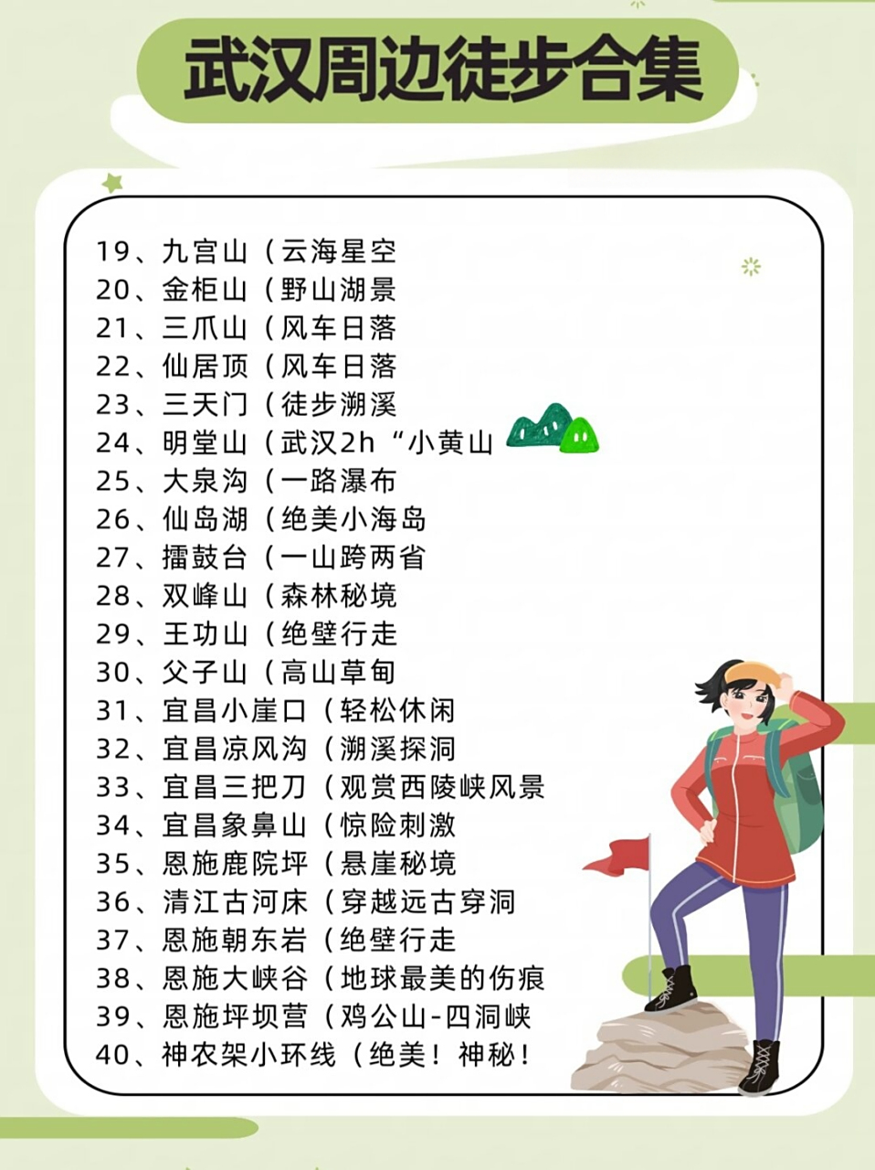 武汉十大爬山好去处2025年排行榜前十名榜单出炉