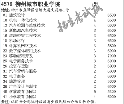 2025年柳州城市职业学院招生章程