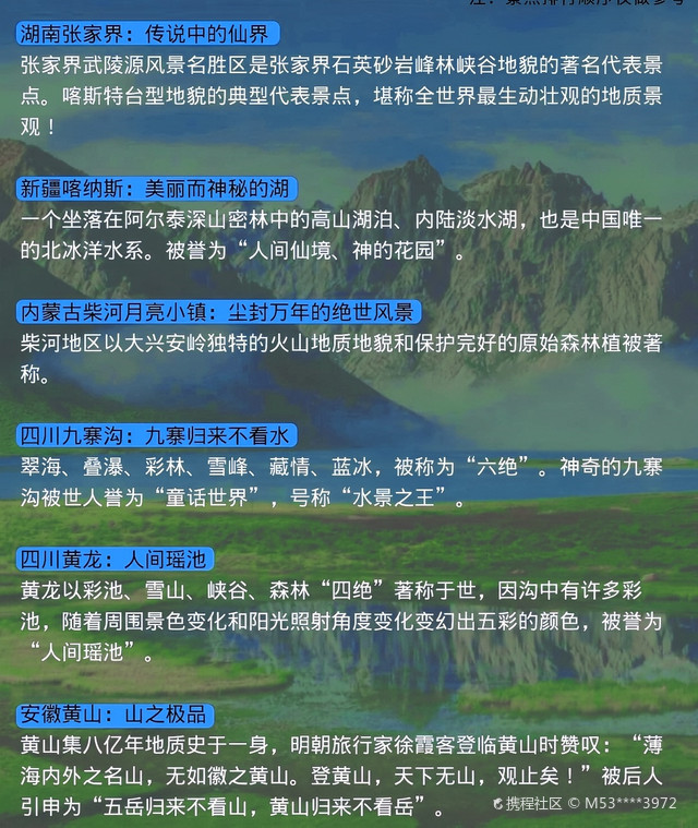 中国十大山水沟美景2025年排行榜前十名榜单出炉