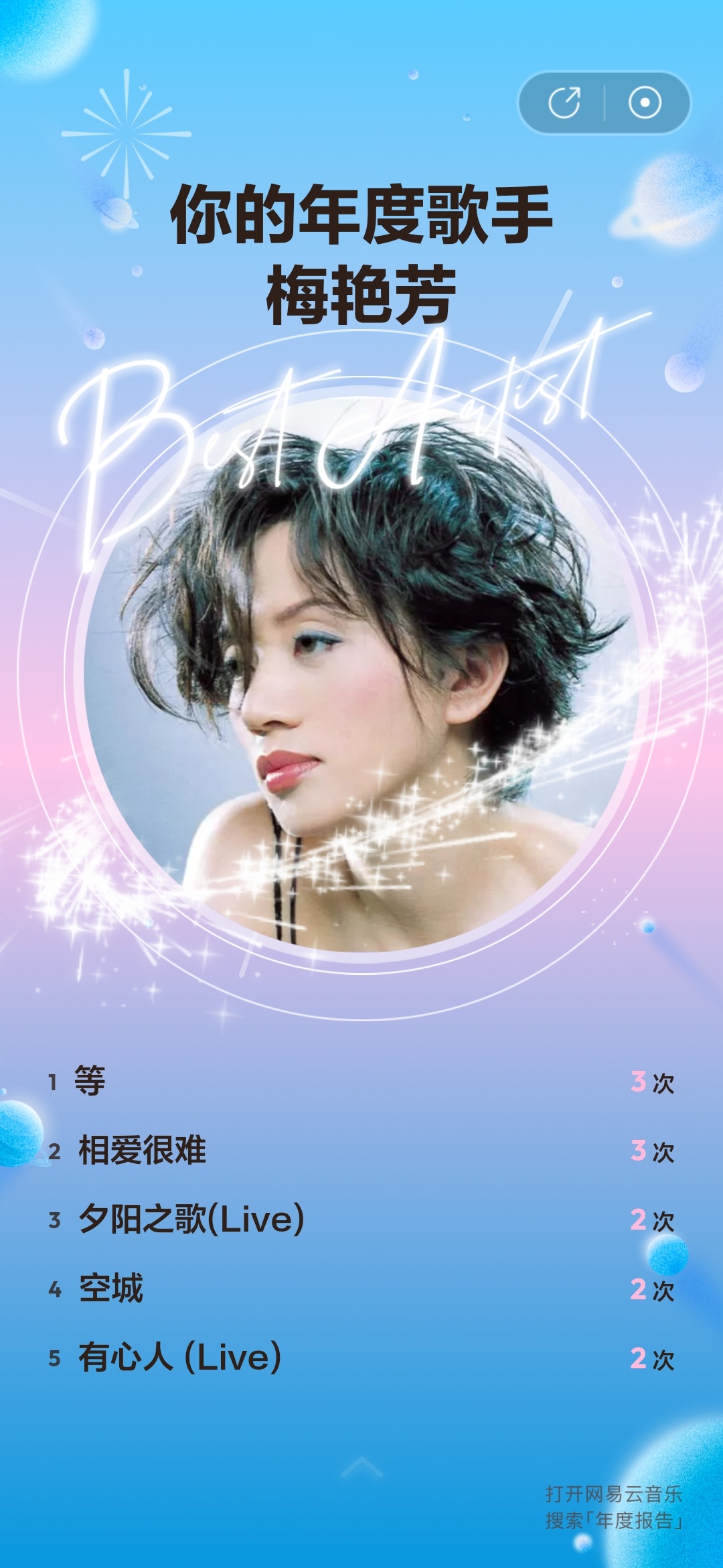 梅艳芳最经典的十首歌2025年排行榜前十名榜单出炉