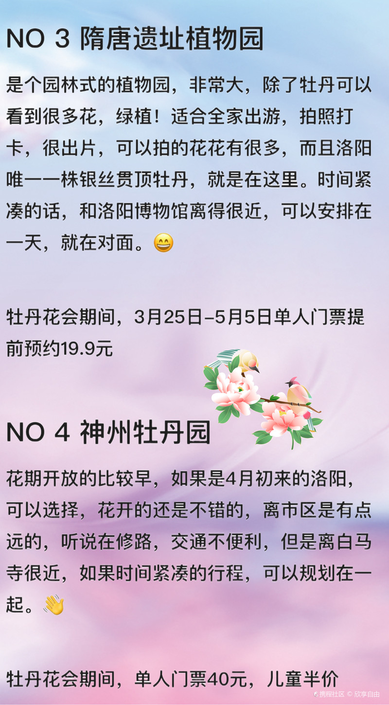 洛阳十大赏牡丹花好去处2025年排行榜前十名榜单出炉