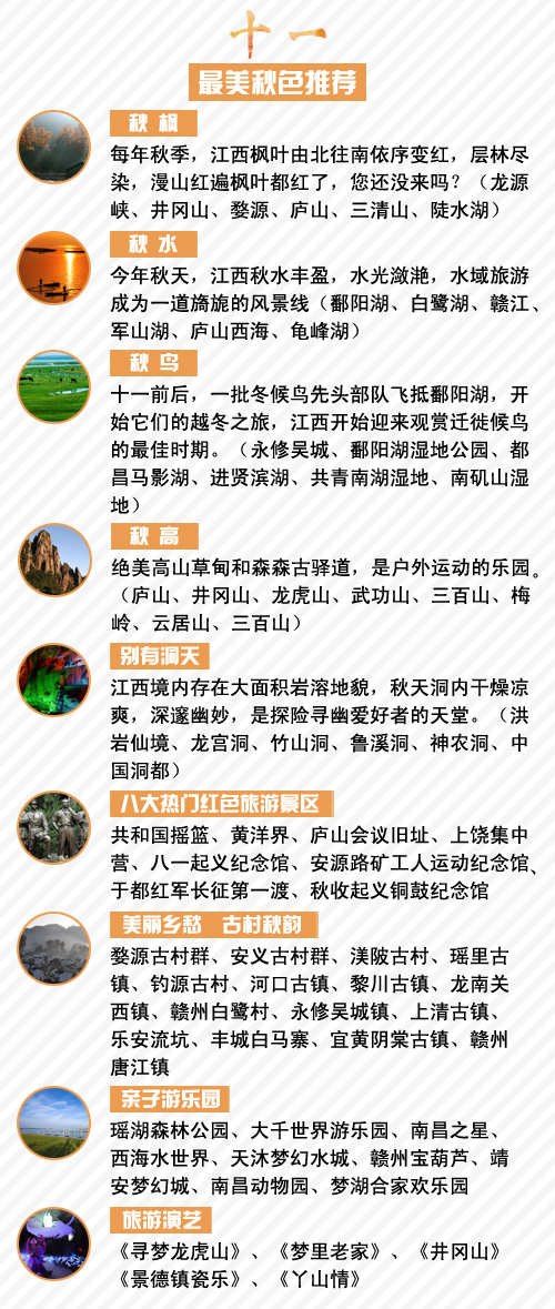 江西十大元旦旅游好去处2025年排行榜前十名榜单出炉