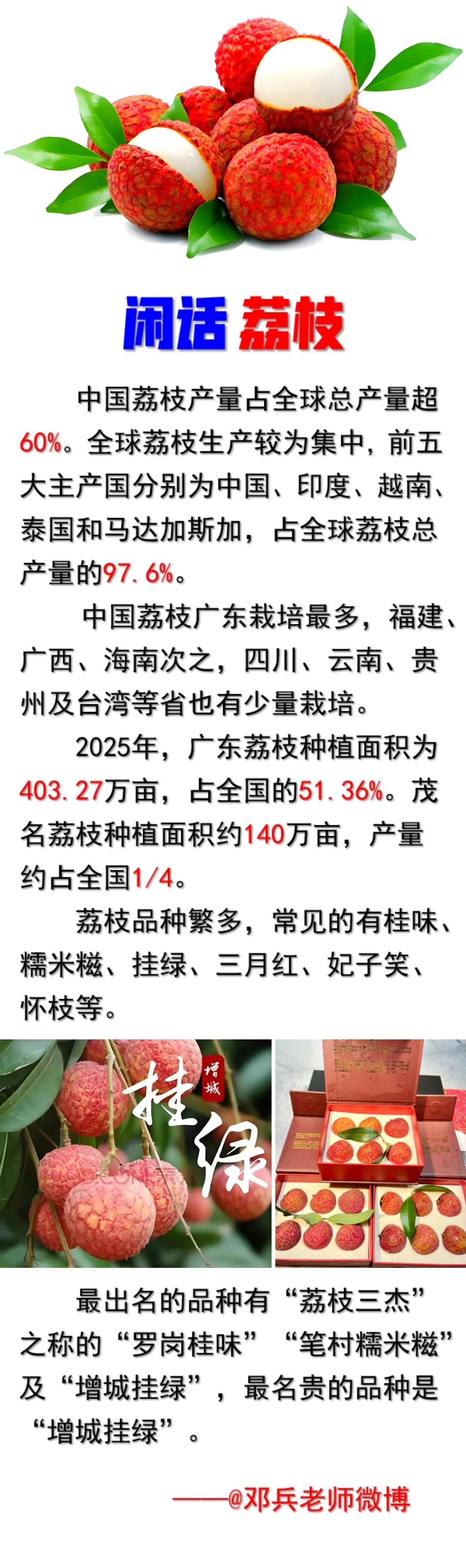 中国十大荔枝品种2025年排行榜前十名榜单出炉