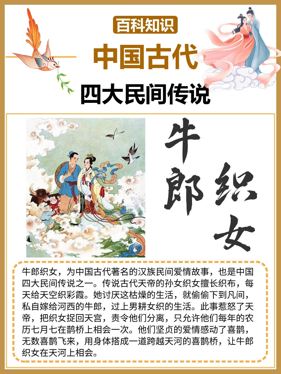 中国古代民间四大传说2025年排行榜前十名榜单出炉