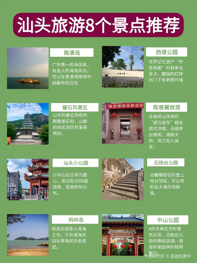 汕头十大家庭游好去处2025年排行榜前十名榜单出炉