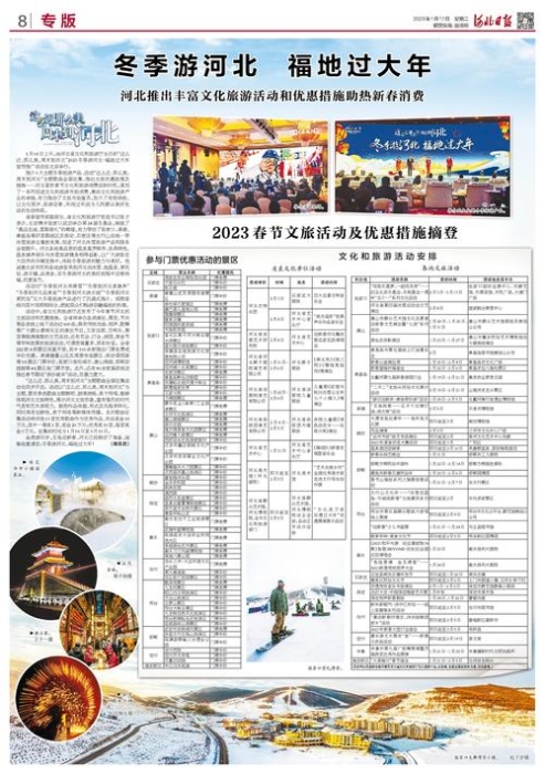 河北十大元旦旅游好去处2025年排行榜前十名榜单出炉