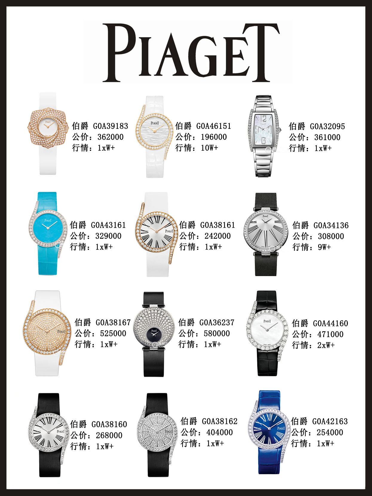 伯爵最贵的十款手表2025年排行榜前十名榜单出炉