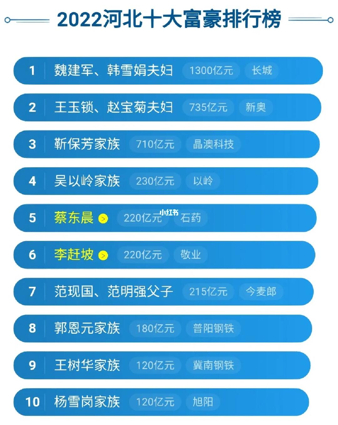 河北十大知名企业家2025年排行榜前十名榜单出炉