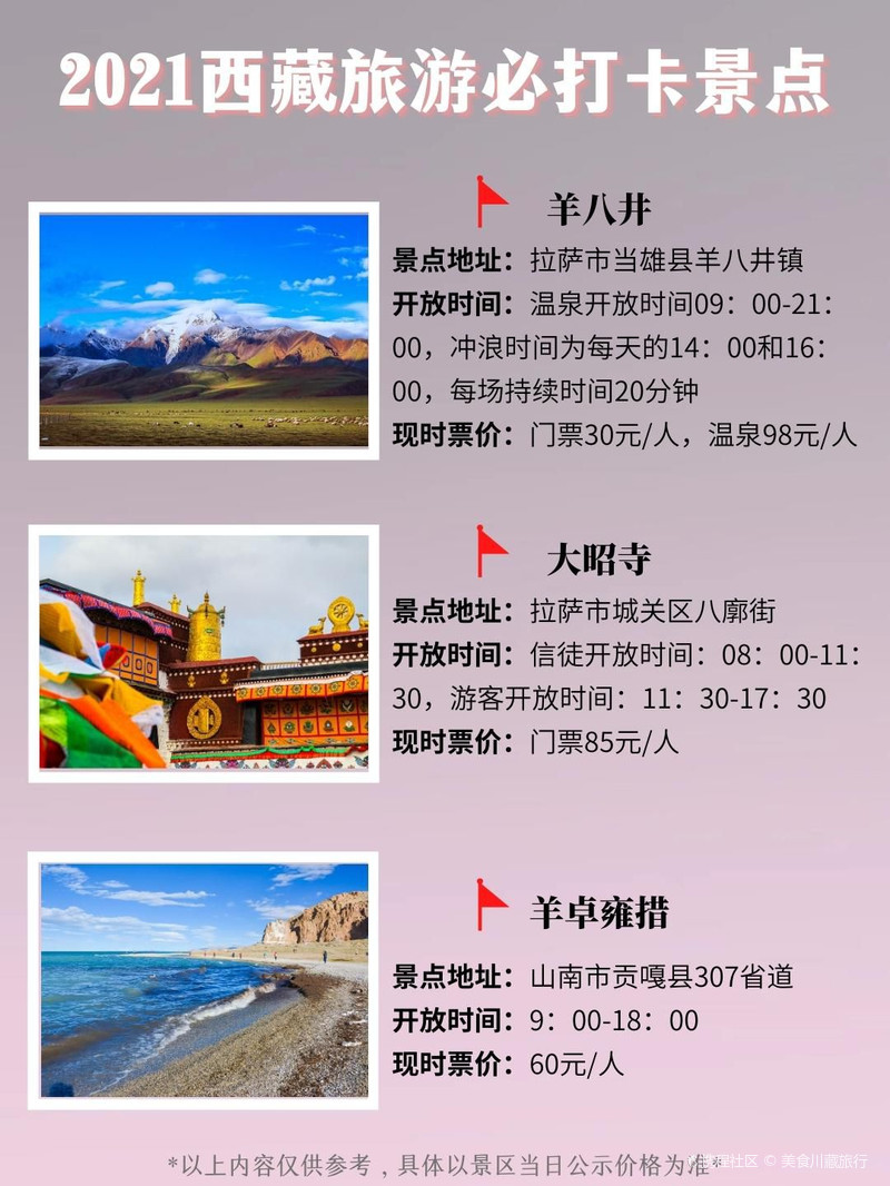 西藏十大最好玩的景点2025年排行榜前十名榜单出炉