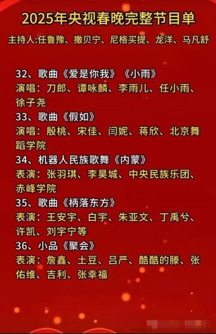十大著名春晚主持人2025年排行榜前十名榜单出炉 十大著名春晚主持人2025年排行榜前十名榜单出炉