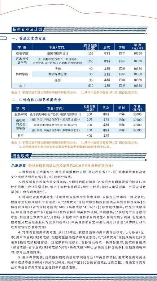 2026年武汉纺织大学招生章程