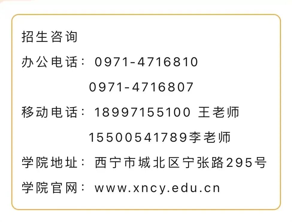 2026年西宁城市职业技术学院招生章程