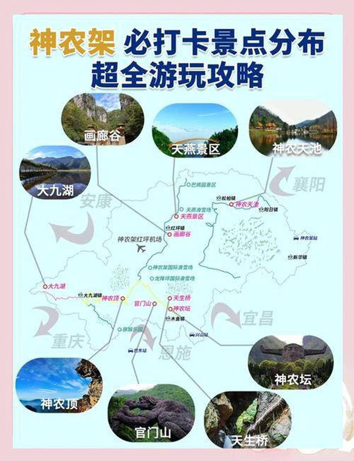 神农架周边十大旅游景点2026年本年度热度口碑双榜对比