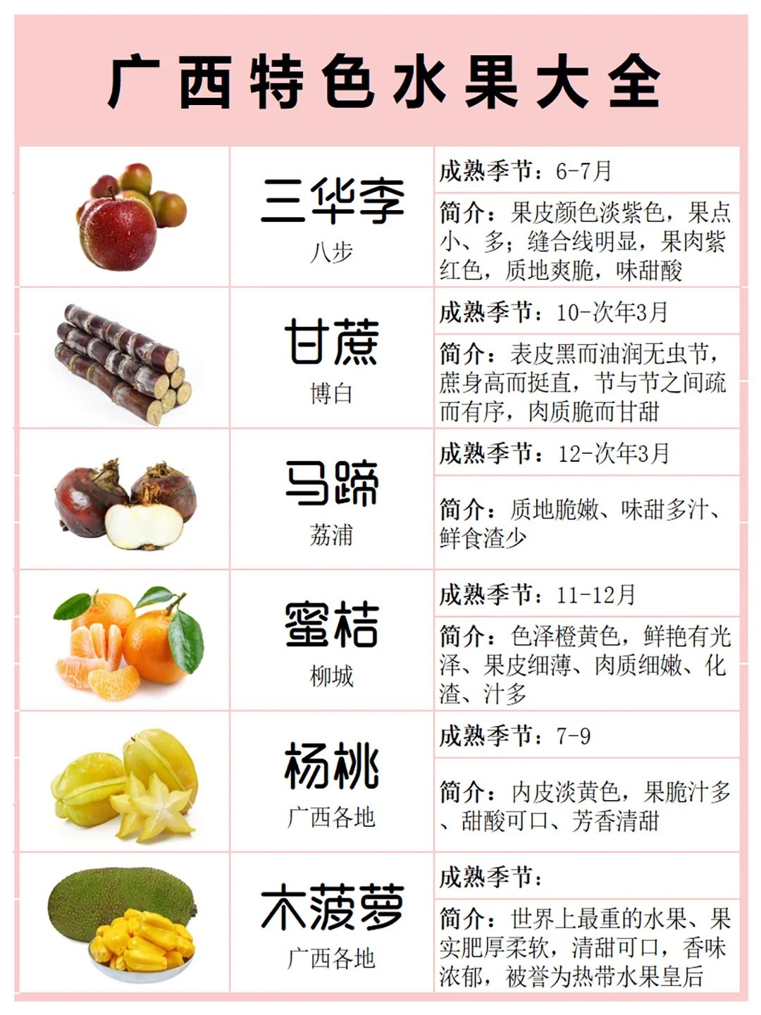 广西十大特色水果2026年本年度热度口碑双榜对比